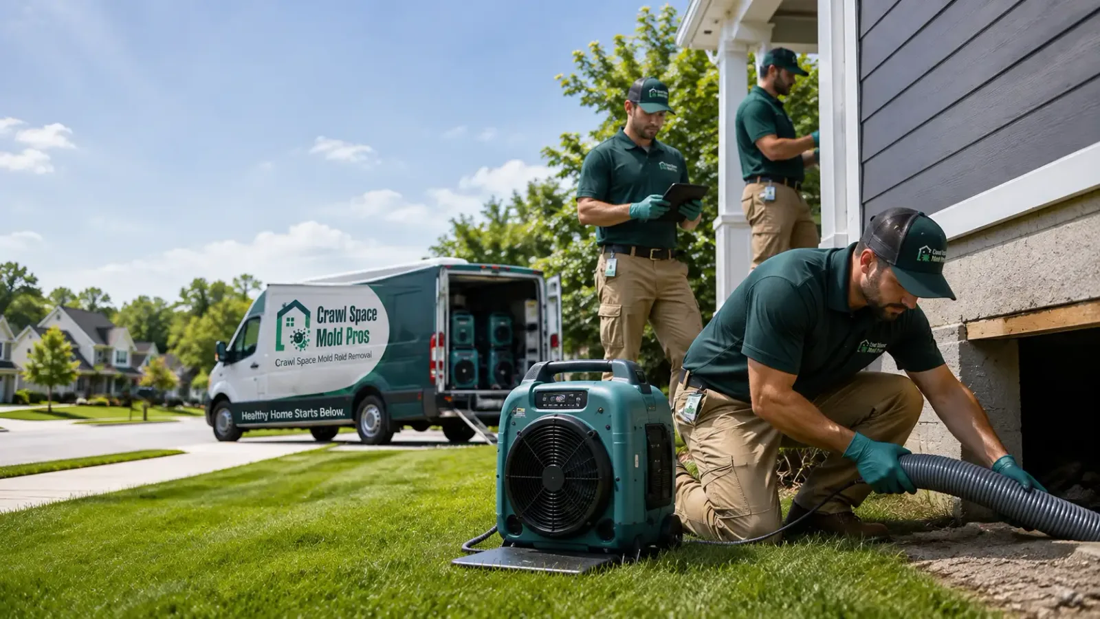 Crawl Space Mold Removal in Karnak, IL